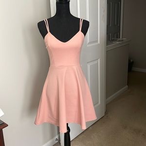 Peach dress